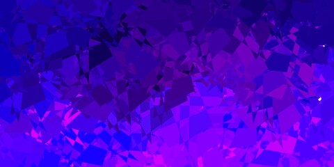 Obraz premium Light purple, pink vector texture with memphis shapes.