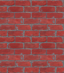 seamless texture of the old brick wall