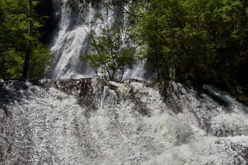 The Maroondah Reservoir spillway is currently overflowing producing a gorgeous waterfall at...