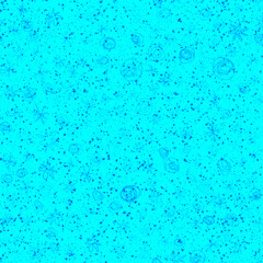 Hand Drawn Snowflakes Christmas Seamless Pattern. Subtle Flying Snow Flakes on chalk snowflakes Background. Adorable chalk handdrawn snow overlay. Exquisite holiday season decoration.