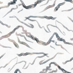 Seamless neutral and white grungy classic abstract surface pattern design for print. High quality illustration. Monochrome earth colored design with white pattern design overlay. Repeat graphic swatch