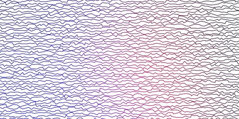 Dark Blue, Red vector backdrop with bent lines.