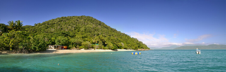 Karibikinsel Green Island