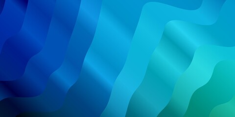 Dark BLUE vector template with curves.