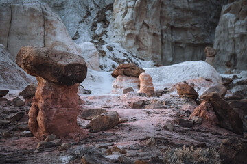 Toadstool Hoodoos in Grand Staircase-Escalante National Monument in Utah