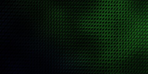 Dark Green vector pattern with lines.