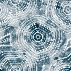 Seamless navy blue and white abstract grungy seamless surface pattern design for print. High quality illustration. Texture for background or textile or fabric or wallpaper or interior design.