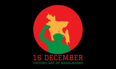 Victory Day Of Bangladesh Vector Illustration. 