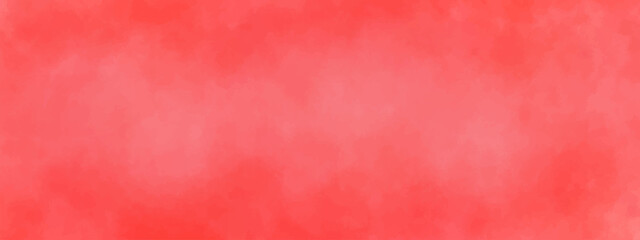 Soft red watercolor background for your banner, poster, invitation, business card concept vector. Red watercolor background illustration vector.	