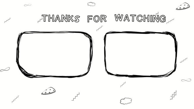 doodle end screen for video end screen