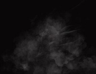 smoke spreading on dark background ep05
