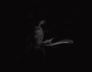 smoke spreading on dark background ep09