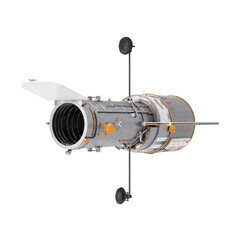 Space Telescope Hubble. 3d Rendering