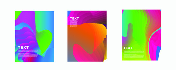 Vector colorful liquid abstract background pattern.mixed color abstract background