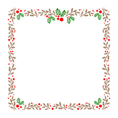 christmas(m)-illust_frame
