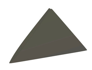 Black folded napkin. vector illustration