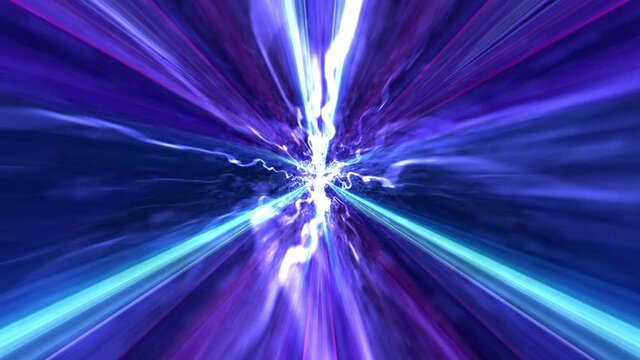 Abstract Cyberspace Animation Background, Loop

