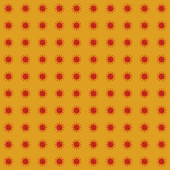 Corona virus seamless pattern 