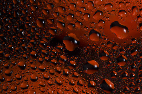 Water droplets as background