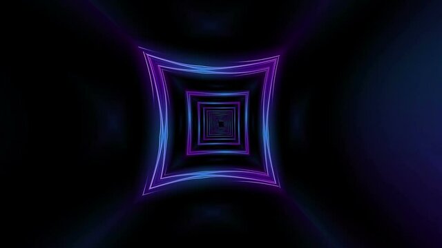Abstract Cyberspace Animation Background, Loop
