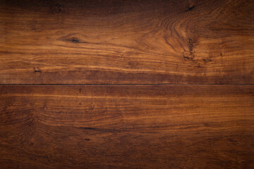 Teak wood board texture. Teak wood plank desktop background. 