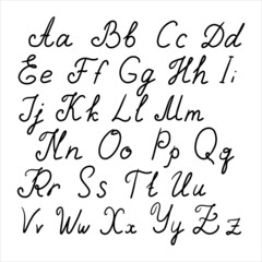 English alphabet. Vector (2)