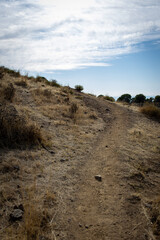 pathway at the mountains