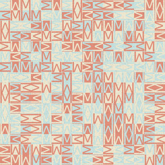 Abstract Geometric Pattern generative computational art illustration