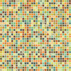 Abstract Geometric Pattern generative computational art illustration