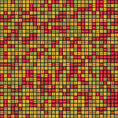 Abstract Geometric Pattern generative computational art illustration