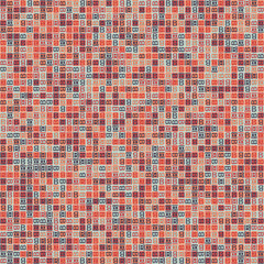 Fototapeta premium Abstract Geometric Pattern generative computational art illustration