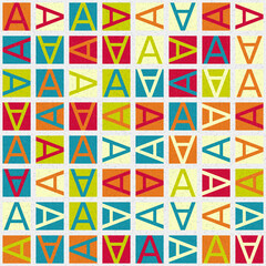 Abstract Geometric Pattern generative computational art illustration