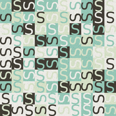 Abstract Geometric Pattern generative computational art illustration