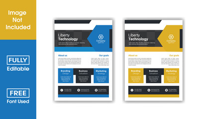 Modern And Creative brochure design, cover layout, annual report, poster, corporate flyer A4 size Template Design.