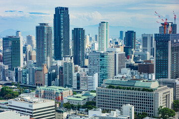 Fototapeta premium 大阪市北区の風景