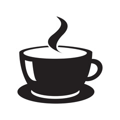 Coffee cup icon symbol vector illustration. Isolated on white background.