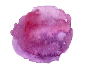 hand drawn watercolor abstraction blot