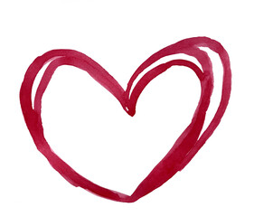 hand drawn watercolor heart
Valentine's Day