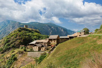 old village in Rhone-Alpes, France