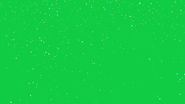 beautiful snow fall on green screen,white snow flakes flying animation,happy new year and merry christmas concept video,winter sky