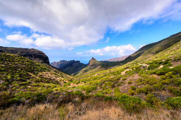 Naklejka premium Macizo de Teno mountains, Masca, Spain