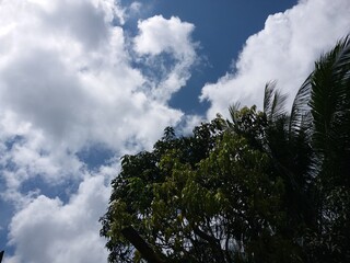 Obraz premium Beautiful clouds in the sky Sri Lanka