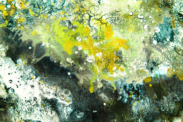 Fototapeta na wymiar Marble. Liquid paints. Grunge texture. Abstract painting. Modern art.