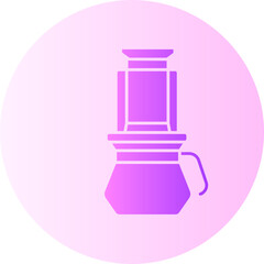 aeropress gradient icon