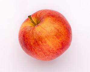 Apple on the white background.