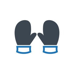 Winter glove icon ( vector illustration )