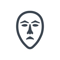 Mask icon ( vector illustration )