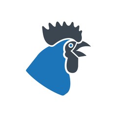 Rooster icon ( vector illustration )