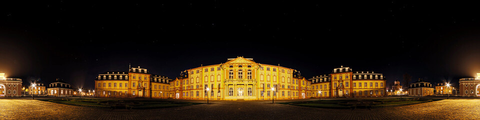 Fototapeta na wymiar Barockschloss Bruchsal