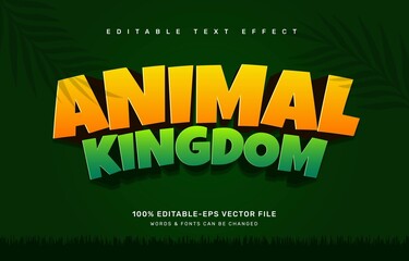 Animal text effect